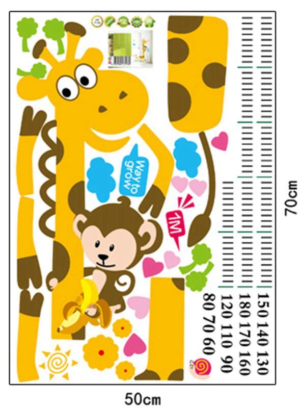 מדבקת קיר ג׳ירפה מתוקה - מרשמלו עיצוב הבית